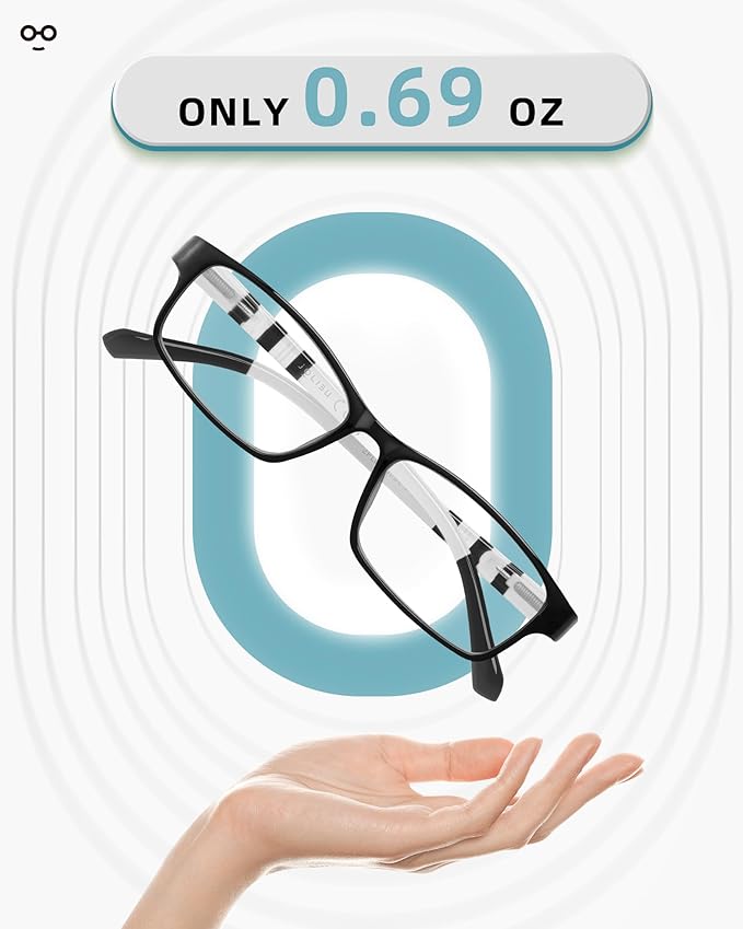 Reading Glasses for Women, 5 Pack Blue Light Blocking Readers, Lightweight Eyeglasses with Spring Hinge