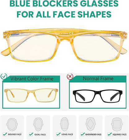 Eyekepper 4-pack Reading Glasses Blue Light Blocking Women Cat Eye Readers