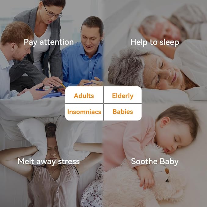 White Noise Sound Machine: 30 Soothing Sounds, Sunrise Alarm Clock for Gentle Wake Up, Adjustable Volume & Night Light, Timer - Easy to Sleep, Relax, Focus