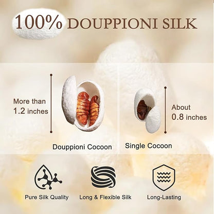 YOUR MOON Luxurious Summer/Spring Lightweight Mulberry Silk Comforter Twin Size,100% Natural Long Strand Silk Fill Duvet Blankets, Luxury Bedding Summer, Noiseless Cotton Shell (Dark Gray)