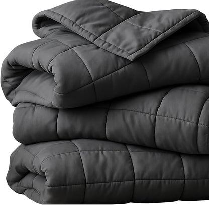 HomeSmart Weighted Blanket 15lbs, Individual Size, 60"x80", Sized for Use As Personal Weighted Blanket, Soft Breathable Fabric,