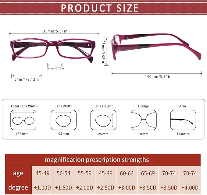 Kerecsen Reading Glasses 5 Pairs Fashion Ladies Readers Spring Hinge with Pattern Print Eyeglasses for Women (Mix Color -9, 2.75)