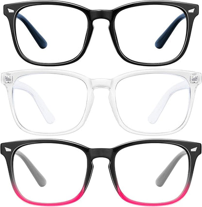 hunsquer Blue Light Glasses for Woman/Men Computer Blue Light Glasses