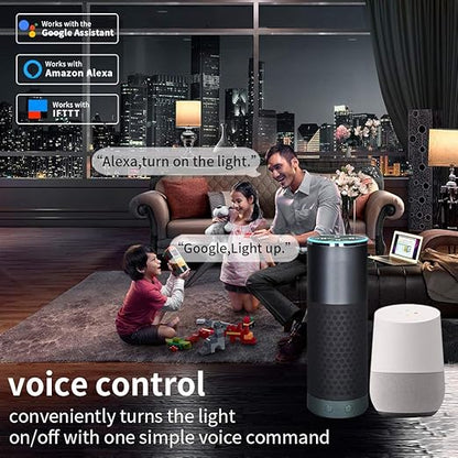 3 Way Smart Light Switch, Compatible with Alexa, Google Assistant, IFTTT, WiFi, Neutral Wire Required, Schedule Setting APP Remote Control, ETL, No Hub Required (3 Way Smart Switch 2pack)
