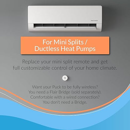 Flair Puck Wireless Smart Thermostat for Flair Smart Vents or Mini Split Control