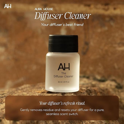 Aura House Ultimate Diffuser Kit – Smart Bluetooth Cold-Air Diffuser with Fragrance Oils, Cleaner & Neutralizer – Complete, Effortless Home Scent System