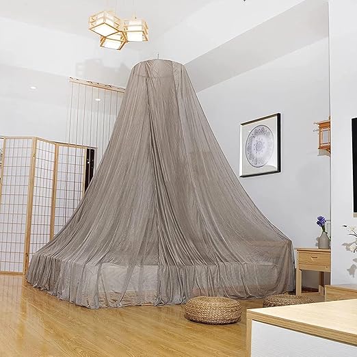 100% Silver Fiber Radiation Shielding Bed Canopy, Silver Plated Mesh Electromagnetic Wave Radiation Shielding Electromagnetic Wave Dome Home Tent,Silver-50 * 230 * 800cm
