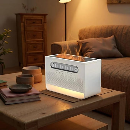 Wireless Speaker Essential Oil Diffuser with 7 Colors, White Noise Humidifier for Aromatherapy, 7.9 X 3.5 X 5.1 in, Ideal Gift
