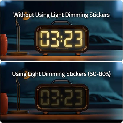 Light Dimming Stickers,LED Cover Stickers,2 Sheets White and Black,50% Dimming of LED Lights(Cut-50% Dimming White and Black)