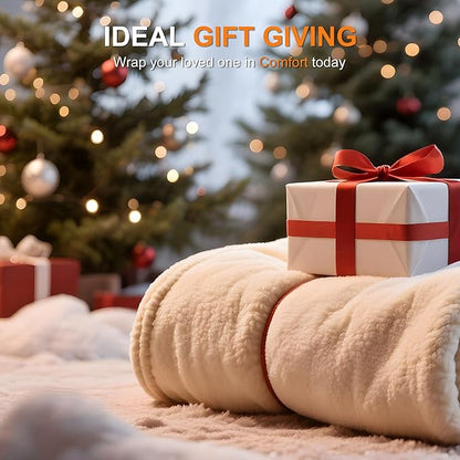 Electric Blanket Queen Heated Blanket Queen Size 84''X90'' - Soft Plush Flannel with Dual Controllers, 5 Heating Level & 10 Hour Auto Off, ETL Certified, Warm Gifts for Grandma(Charcoal Grey)
