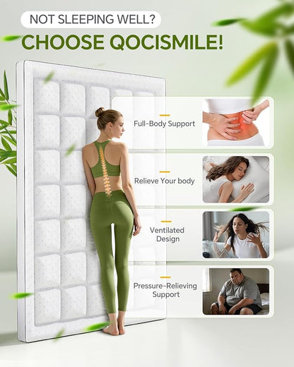3 Inch Mattress Topper Twin,Pillow Top Mattress Topper with Bamboo Rayon Cover,Breathable Mesh Sides Mattress Pad,21" Deep Pocket,Soft Support for Twin Size Memory Foam Mattress Bed Topper