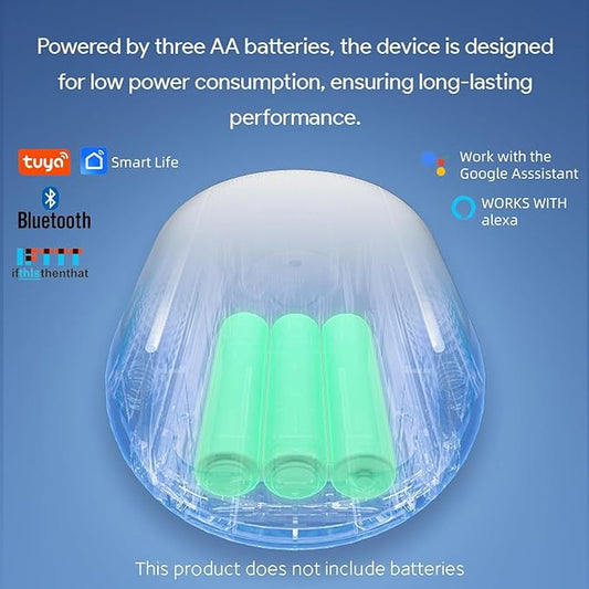 Smart Automatic Curtain Opener and Closer, Bluetooth Curtain Robot with App, Voice, Remote Control for U/T Rails Compatible with Alexa, Google Home, Tuya, Smart Life APP