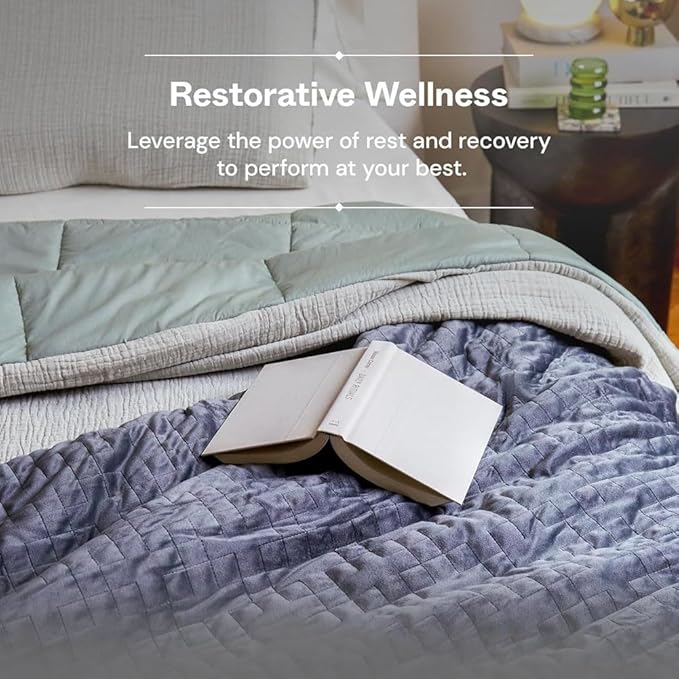 Weighted Blanket for Adults, Single Double Heavy Blanket with Lambswool Premium Glass Bead All-Season Even Weight Distribution White 48"x72" 20 lbs