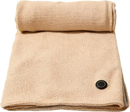 Heated Shawl, with Smart Temperature Control, 150x80cm, Electric Heated Wrap, Winter Warming Blanket, 3-Level Temperature Control, for Women Car Camping Hiking Bed Home Travel Cold Weather Indoor Use