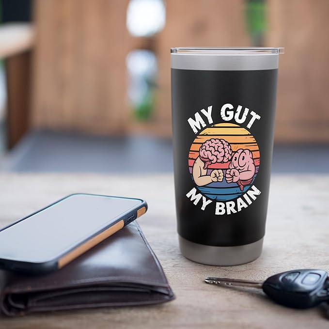 Relaxation Breathing Vagus Nerve Stimulation Stress Relief Stainless Steel Insulated Tumbler
