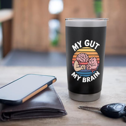 Relaxation Breathing Vagus Nerve Stimulation Stress Relief Stainless Steel Insulated Tumbler