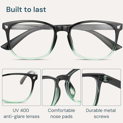 Gaoye Blue Light Glasses for Computer & Gaming - Anti UV Ray Lenses, Scratch-Resistant & Comfort Fit