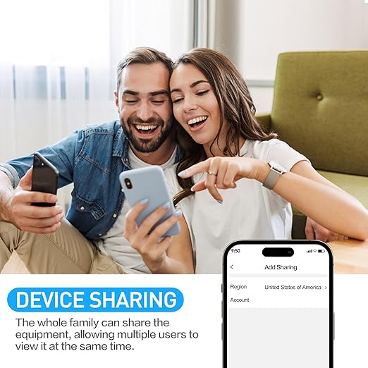 WiFi Smart Plugs, App Controlled Plug Compatible with Alexa and Google Home, Wireless Outlet Plug with Timer & Schedule, 2.4GHz Wi-Fi Only Smart Socket Outlet FCC Listed for Home