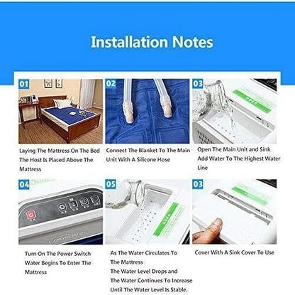 Mattress Cooling System Bed Cooling System Cooling Water Mattress, Cooler Pad,Cooling Bed Conditioning Systems (Double)
