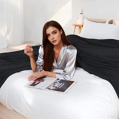 Electric Heated Blanket 50"x60" Throw Size Flannel Heated Blanket, Cozy & Warm for All Night, 5 Heat Settings & 3 Hours Auto Off, Machine Washable,Iron Grey
