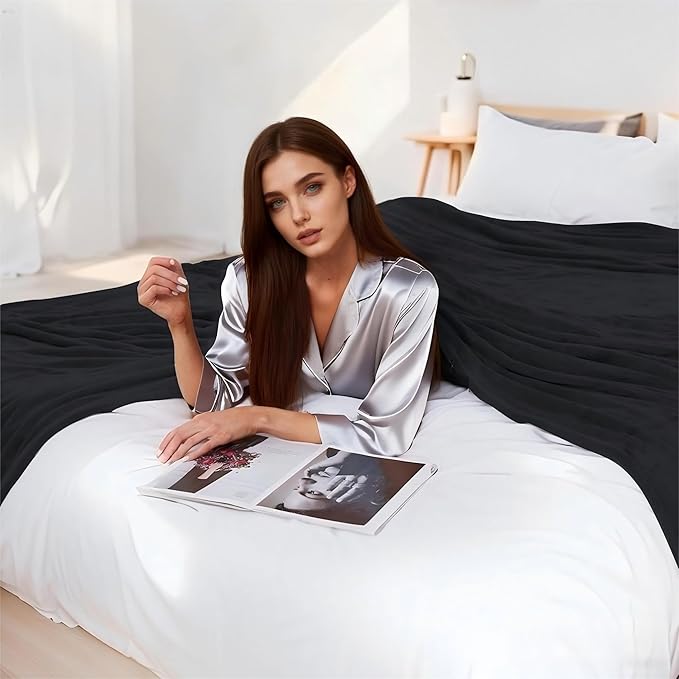 Electric Heated Blanket 84"x90" Queen Size Flannel Heated Blanket, Cozy & Warm for All Night, 5 Heat Settings & 10 Hours Auto Off, Machine Washable, Dark Grey