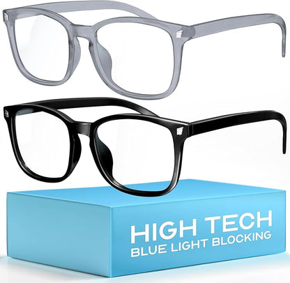 livho High Tech Blue Light Glasses - Advanced Blue Light Blocking Computer Glasses - Screen Fatigue & UV Protection