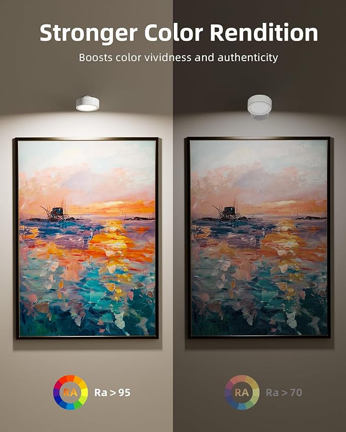 EZVALO LED Wall Mounted Lights, 5500mAh Rechargeable Wall Sconces Lamp, 3 Color Temps & Remote and Touch Control, 360°Rotation Dimmable Cordless Wall Light for Bedroom (3 Pack White)