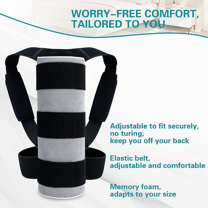 Side Sleep Trainer for Positional Sleep Apnea - Anti Snoring Device to Prevent Back Sleeping, Sleep Positioner for Snore Relief & Better Breathing | Lightweight, Comfortable & Effective Backpack