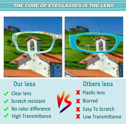 Kerecsen Reading Glasses 5 Pairs Fashion Ladies Readers Spring Hinge with Pattern Print Eyeglasses for Women (Mix Color -8, 1.50)
