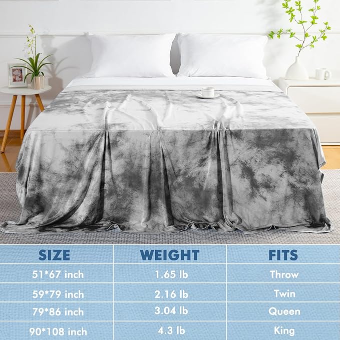 Marchpower Cooling Blanket for Hot Sleepers Queen Size, Double Sided Arc-Chill Cooling Fabric Q-Max>0.5, Cooling Blanekt for Hot Flashes and Night Sweats, Cool Blanekt Cold Blanket for Summer Blue