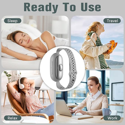 Sleep Aid Device, Hand Micro-Current Sleep Instrument Anxiety Device, Portable Rechargeable Sleep Aid for Anxiety and Insomnia (Blue)