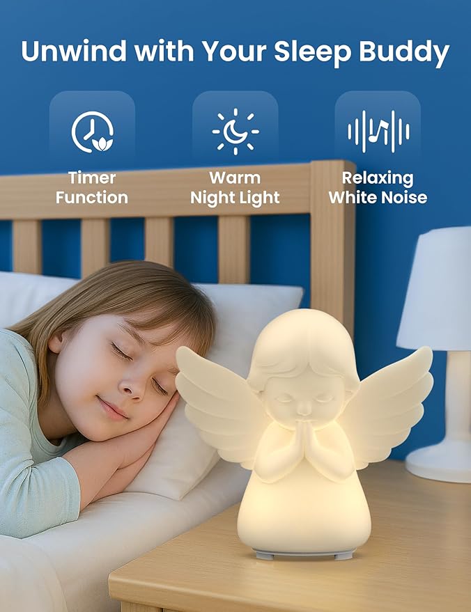 ZonLi Guided Breathing Light - Meditation Accessory for Mindfulness, Anxiety Relief in Calm Down Corner, White Noises for Stress Relief, Relaxation & Peaceful Sleep, Self-Care Gizmo for Adults & Kids