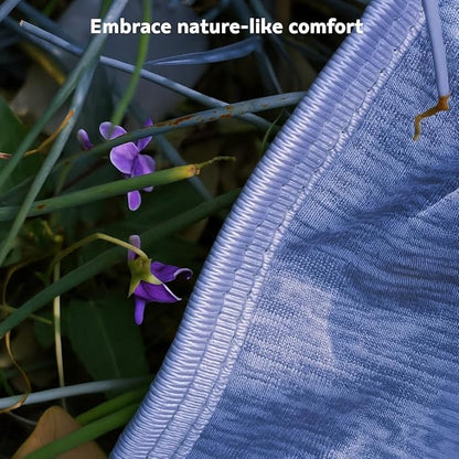 Cooling Blanket for Hot Sleepers - Summer Blanket Thin Lightweight for Bed, Q-Max>0.4, Breathable, Double-Sided, Absorbs Heat to Keep Body Cool from Night Sweats, 108"x90" King Size, Blue