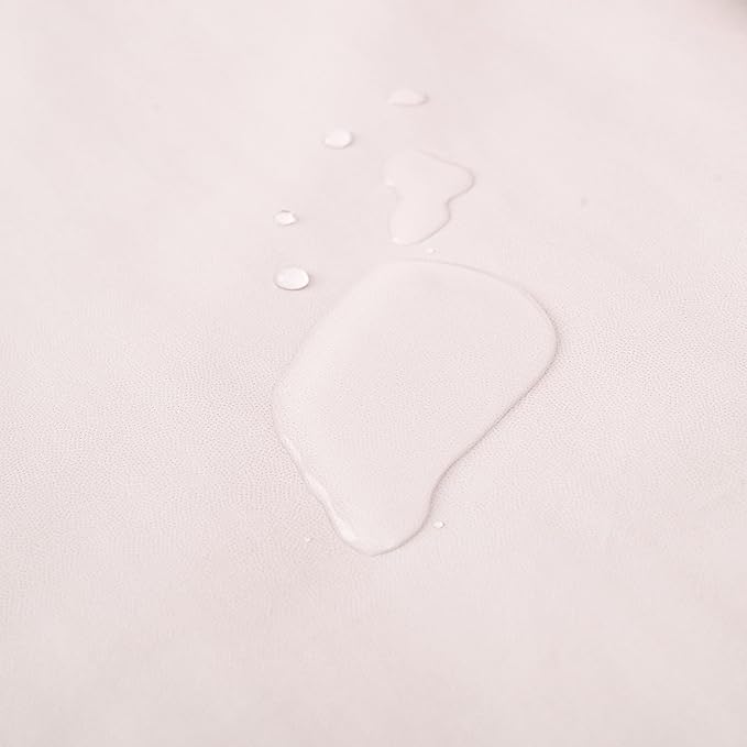 Holawakaka Queen Waterproof Mattress Encasement Protector Pink Fitted Sheet Breathable Bed Mattress Pad Cover, 14" Deep Pocket (Blush,Queen)