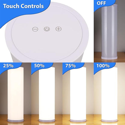 Light Therapy Lamp, Bundle - 10,000 LUX at 12 Inches - LED Sun Lamp Mood Light and Sunlight with 360 Degree Therapy to Fight Low Energy and Sunlight Deprivation, White