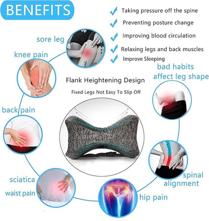 Leg Pillow, Knee Pillow for Side Sleepers, Leg Pillows for Sleeping, Knee Cushion for Sleeping,Suitable for Relieving Leg, Back, Knee Pain