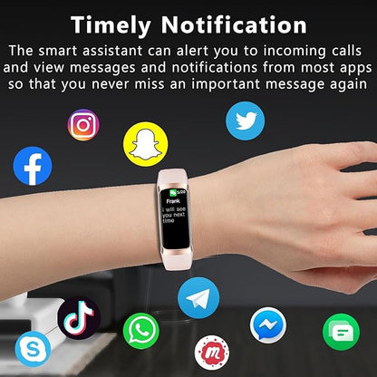 Fitness Tracker with Heart Rate/Blood Oxygen/Sleep Monitor, 20+ Sports Modes Smart Watches for Women/Men, Activity & Step Tracker Smart Watch for Android/iOS Phones