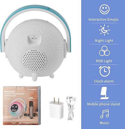 LOVME Kids Alarm Clock, Ready to Rise Sleep Training Clock with Night Lights, Sound Machine, Ok to Wake Clock for Kids, Gift Ideas for Toddler Boy Girl