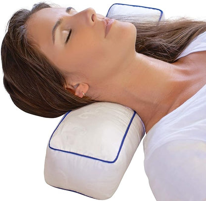 Nature's Guest Adjustable Cervical Neck Roll Bolster Pillow, Better Than Memory Foam Pillow, Neck Pillow for Sleeping, Cervical Cylinder Pillow for Spine Back, Neck Pain, Travel Pillow Leg Bed Pillow
