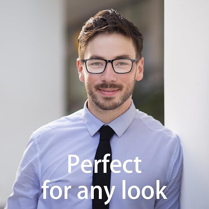 6 Pack Reading Glasses for Men Blue Light Blocking Glasses Lightweight Spring Hinge Computer Readers Men Women