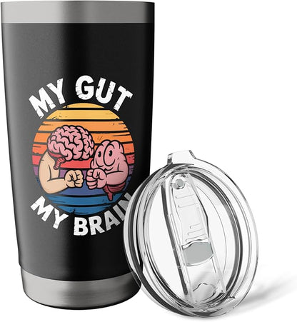Relaxation Breathing Vagus Nerve Stimulation Stress Relief Stainless Steel Insulated Tumbler