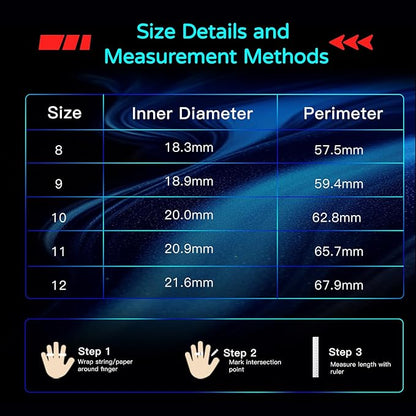 Smart Ring for Women Men, Tungsten Steel Fitness Tracker Ring with Sleep Monitoring, Heart Rate, Step Counting, IP68 Waterproof for iPhone and Android, No Subscription Fee