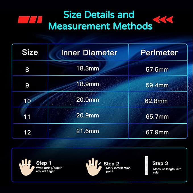 Smart Ring for Women Men, Tungsten Steel Fitness Tracker Ring with Sleep Monitoring, Heart Rate, Step Counting, IP68 Waterproof for iPhone and Android, No Subscription Fee