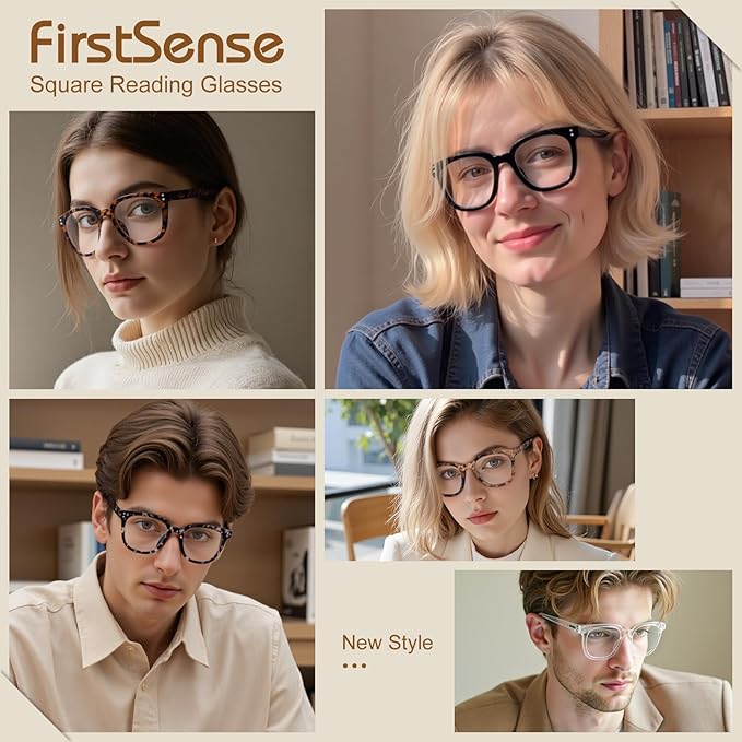 2Pack Reading Glasses for Men Women Blue Light Blocking with Spring Hinge, Blocking Readers Anti UV Ray Filter Eyeglasses(Amber Tortoiseshell/Transparent,1.5