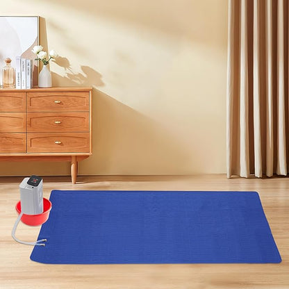 Water Cooling Mattress Pad, Bed Cooling System with LCD Touch Screen, 1-9H Timer, Leak-Proof Design, Quiet Operation, Hydro Cooled Mattress Topper for Hot Sleepers, Night Sweats (63 x 27.5 in)