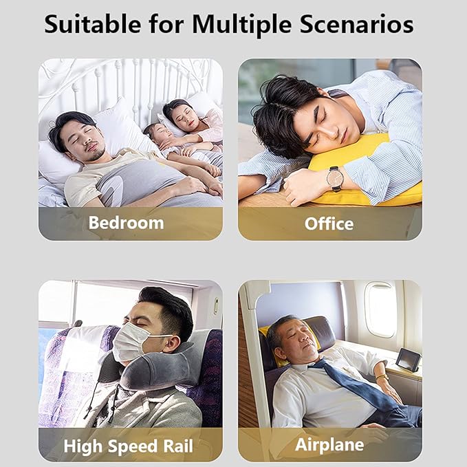 Electric Anti Snoring Device for Sleep Apnea Smart Throat Anti Snoring Device with Fixing Strap Snore Stopper Mouthpiece Snoring Solution Machine for Better Sleep