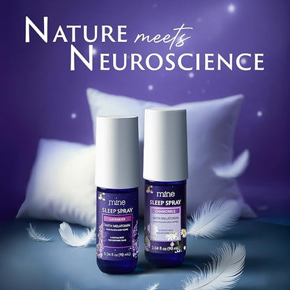 Lavender Sleep Spray with Melatonin - Relaxing Gifts for Teen Girls and Women – Natural Pillow Mist for Sleep, Calming Bed Spray for Adults