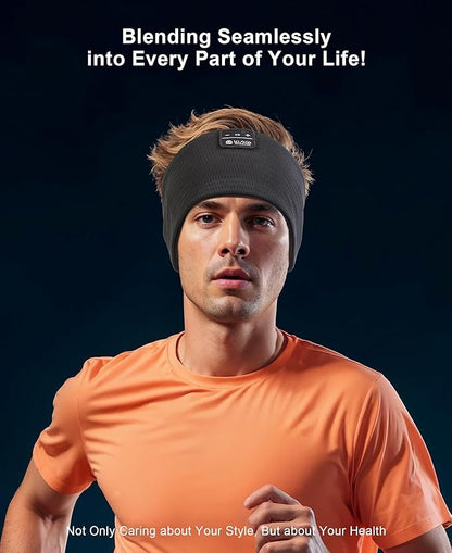LOVE EYE Sleep Headphones Wireless Headband Headphones Bluetooth 5.4 for Side Sleeper Bluetooth Headband Earphones for Sports for tech Gadgets Gifts