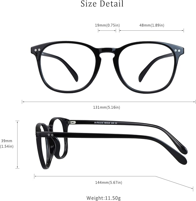 LifeArt Blue Light Blocking Glasses Anti Eyestrain Computer Reading Glasses Gaming GlassesTV Glasses Women and Men Anti Glare