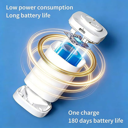 Zigbee Motor for Smart Curtain Track System, No Wiring Required, Automatic Ceiling Curtain Opener, Motorized Curtains with App, Voice, Remote Control, Compatible with Alexa,Google and Siri